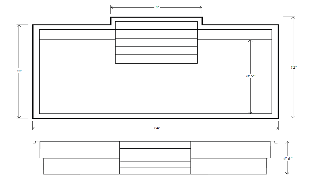 F-33 24’ X 12’ X 4’6’’