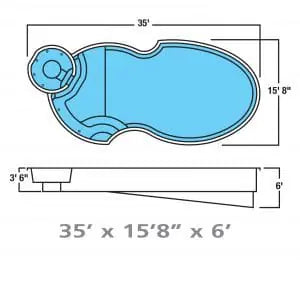 F16 - 35" x 15'8"